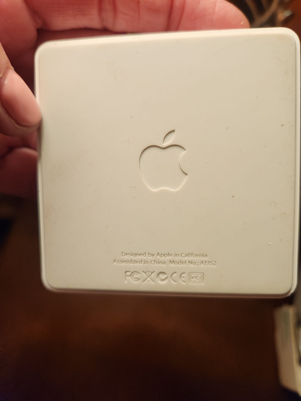 Apple White Square USB Power Adapter